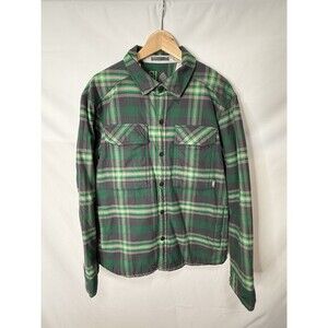 Stio Green Plaid Shirt Jacket